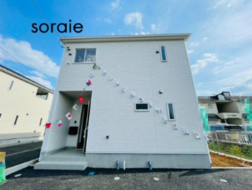 飯能市双柳第40　新築戸建　1号棟　クレイドルガーデンの外観|4/25　撮影