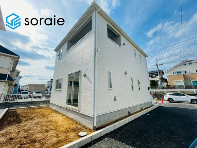 飯能市双柳第40　新築戸建　1号棟　クレイドルガーデンの外観|4/25　撮影