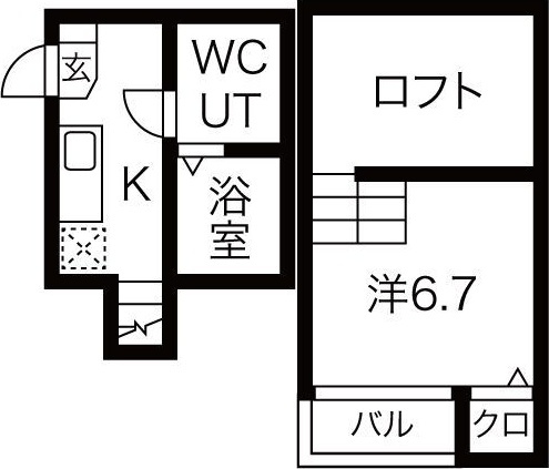 アストリア名駅の間取り