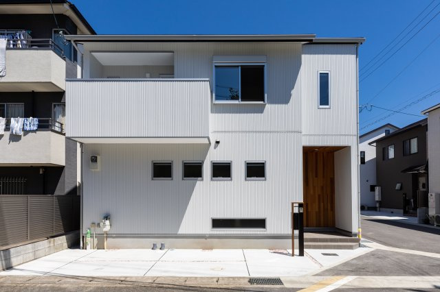 大枝西新林町１丁目　建築条件付土地の完成予想図|施工例