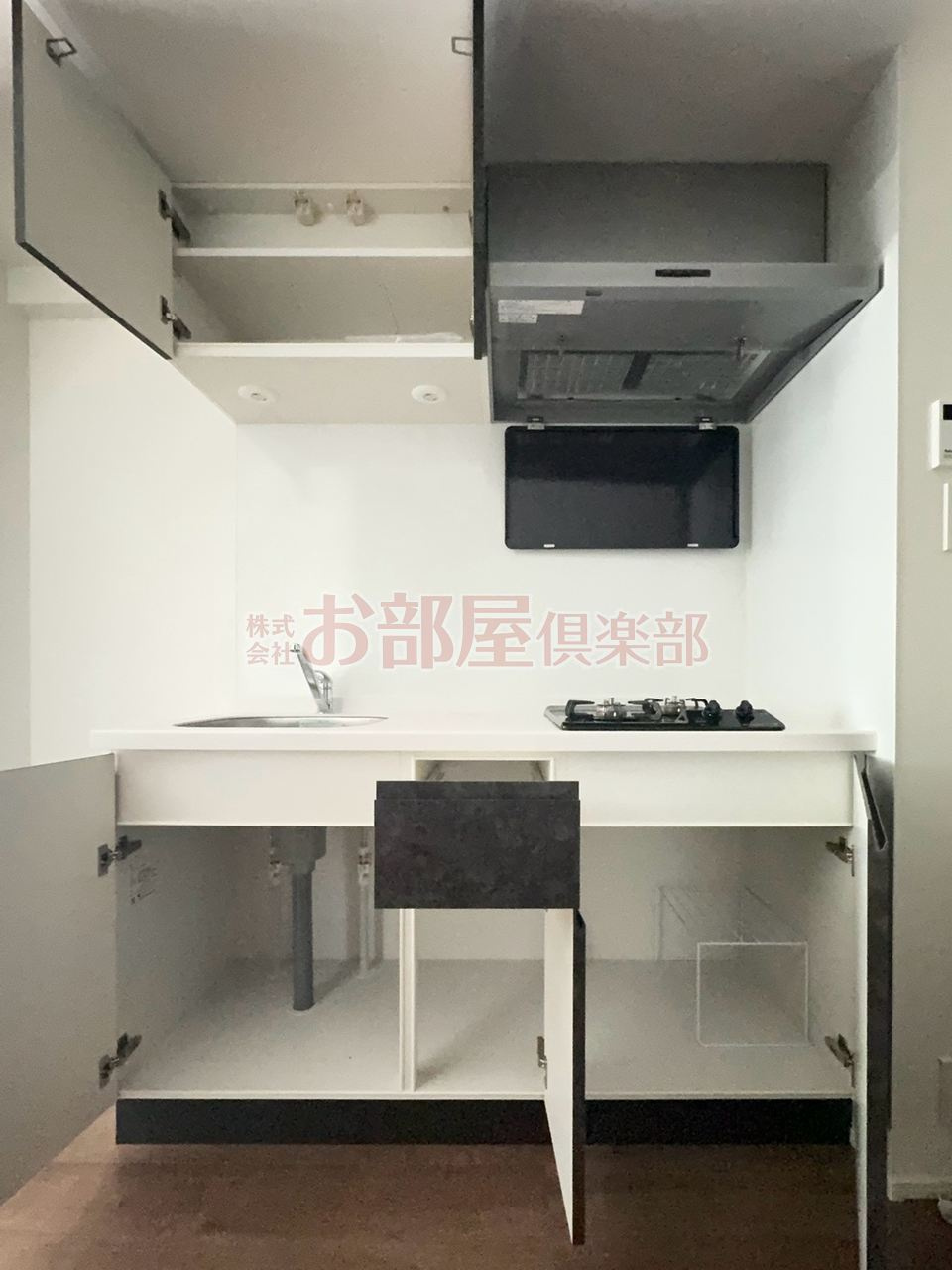 S-RESIDENCE六ツ門abreastⅡのキッチン|お料理しやすいキッチンです