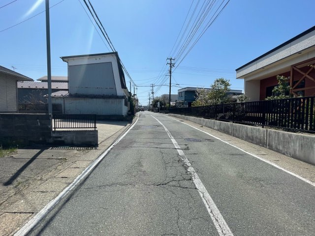 【売土地】秋田市新屋船場町の前面道路含む現地写真