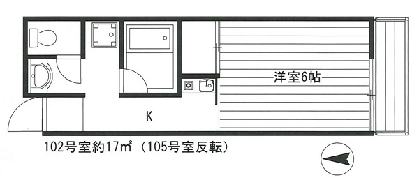 パールヴィラの間取り