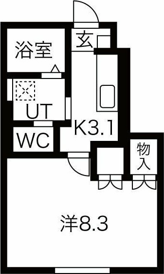 ポミエの間取り
