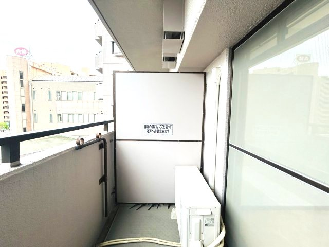 藤和シティホームズ灘のバルコニー