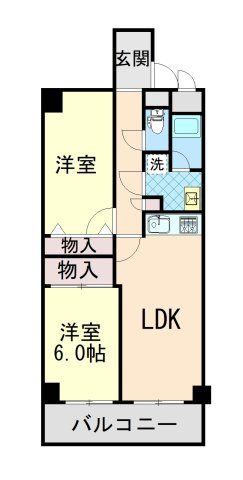 アルカンシェル岡本の間取り