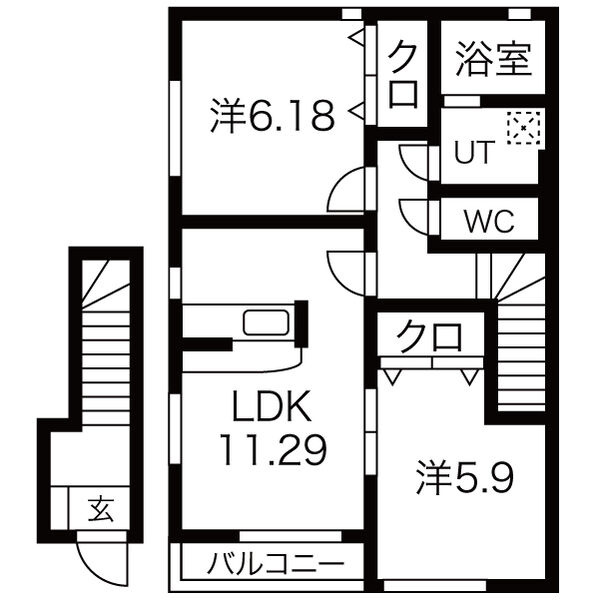 リラ2の間取り