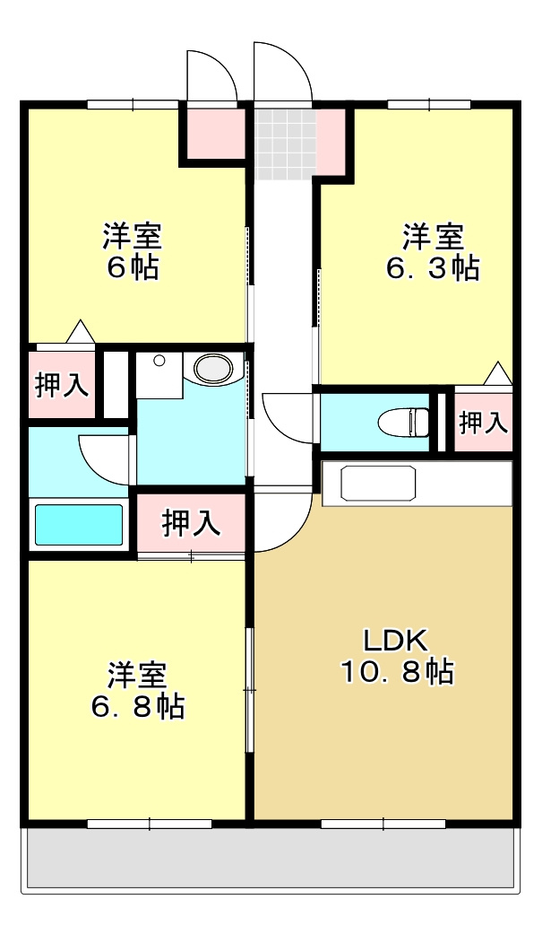 サンパレスの間取り
