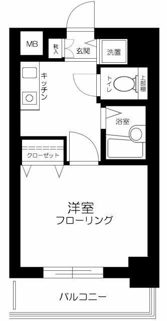 エクセリア池袋の間取り