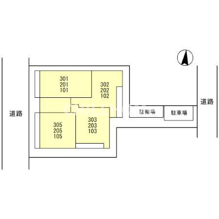 D-ROOM羅漢町の区画図|当社、チルホームのHPもご覧ください(^^)/物件情報多数♪