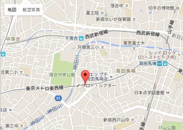 ハード高田馬場の地図|★案内図★