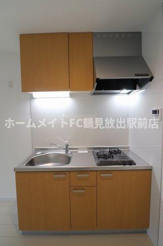 東大阪市稲田上町１丁目のアパートのキッチン