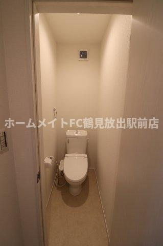 東大阪市稲田上町１丁目のアパートのトイレ