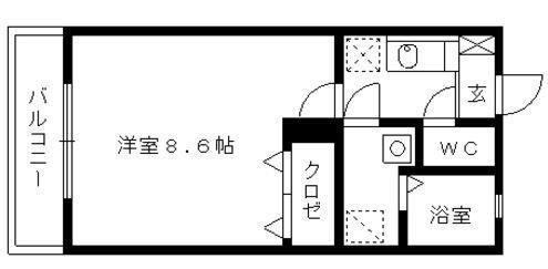 パティオ上津の間取り