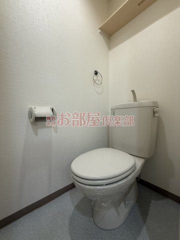 パティオ上津のトイレ|落ち着いた色調のトイレです