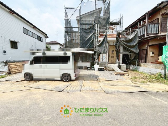 久喜市栗橋中央2丁目　新築一戸建て　アイタウンの駐車場|2026/7/17　撮影