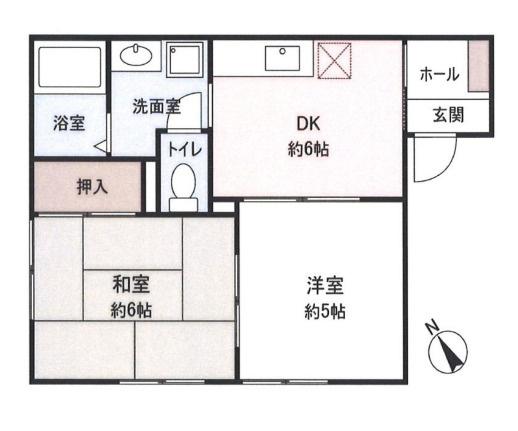 スカイハイツの間取り