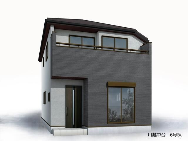 川越中台全13棟　新築戸建　リーブルガーデンの外観パース