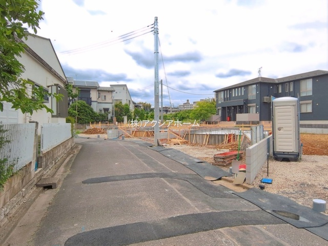 所沢市山口・全4棟　新築一戸建　2号棟　～LDK17帖～の前面道路含む現地写真|2026年5月11日撮影