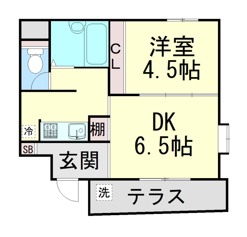 ベルトピア東灘の間取り
