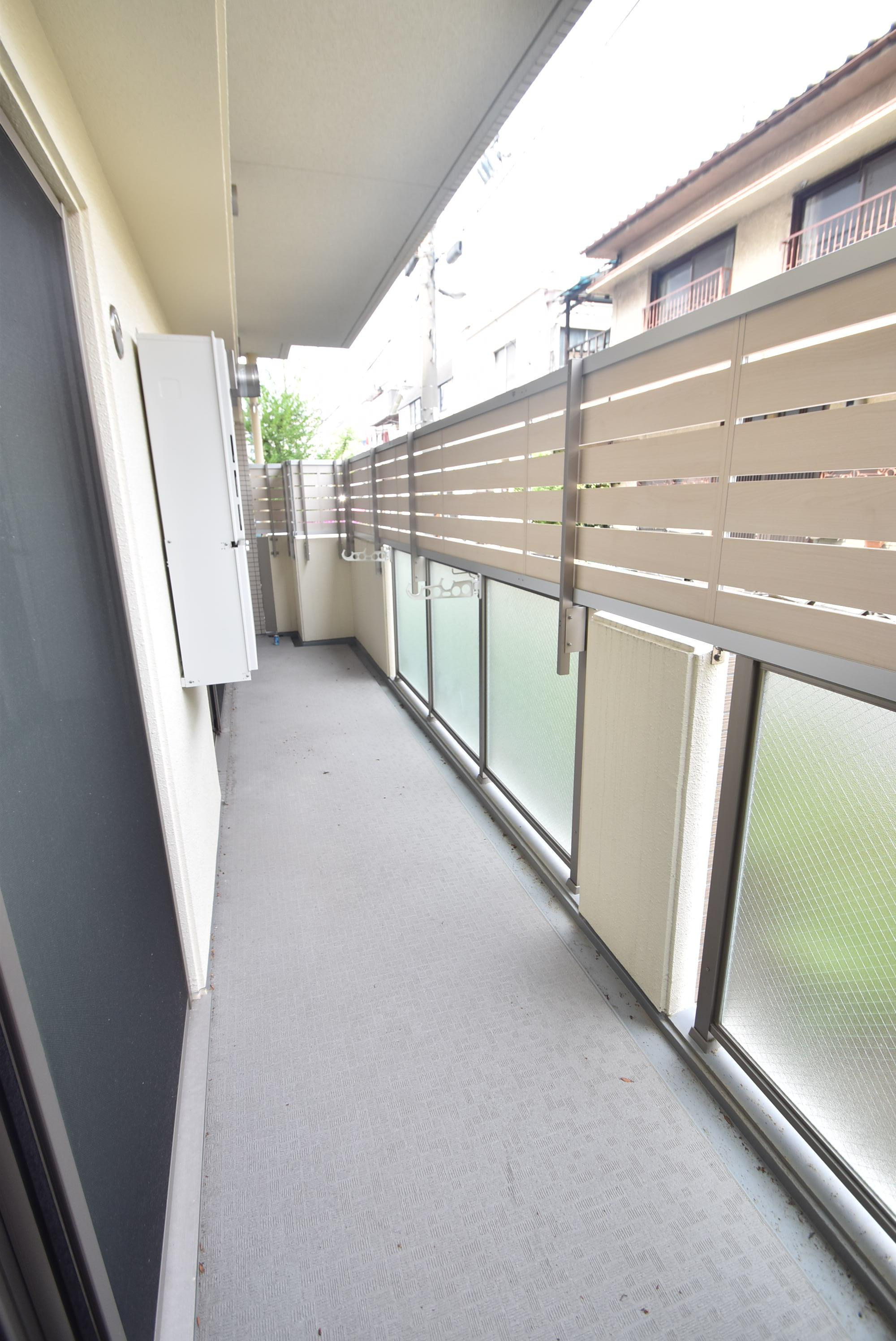 大阪市城東区野江３丁目の賃貸マンションのバルコニー
