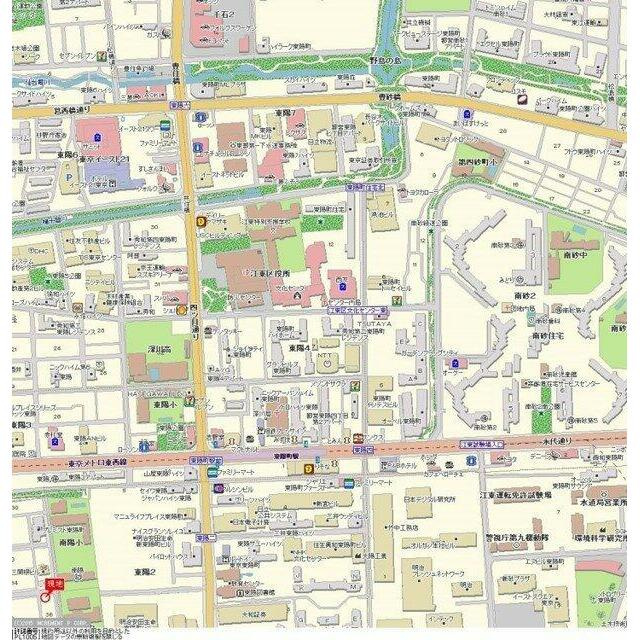 ヴェルステージ東陽町の地図