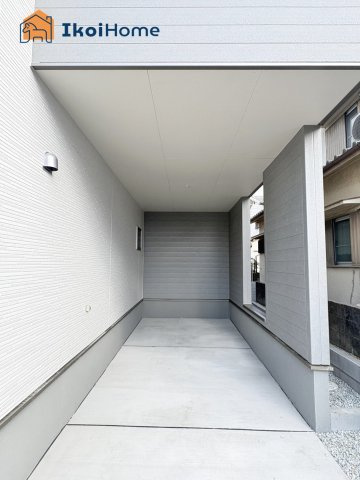 明石市大久保町西脇　全1棟　新築戸建の駐車場|【ホームページに現地動画掲載中】●年中無休：当日予約可●ビルトインガレージが1台分！綺麗に保てます。