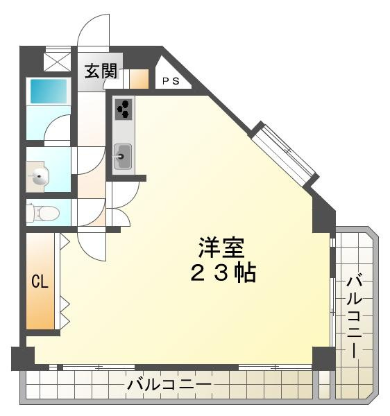 クレドール垂水Ⅱの間取り