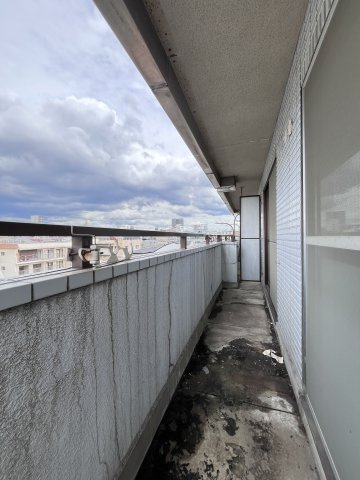 ウイステリア長居西のバルコニー