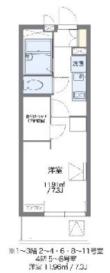 【間取り】 | レオパレスヴィハール南六郷
