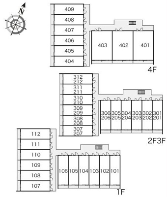 【区画図】 | レオパレスヴィハール南六郷
