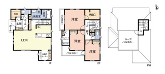 【間取り】 | 千葉市稲毛区穴川２丁目中古戸建　JR総武・中央緩行線『西千葉駅』