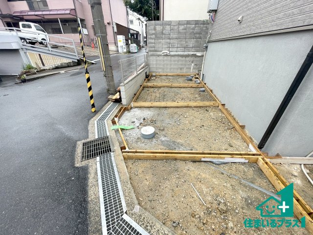 ■枚方市高田　第2期　新築一戸建ての駐車場|駐車スペース！散水栓があるので、こまめに愛車を洗えます！