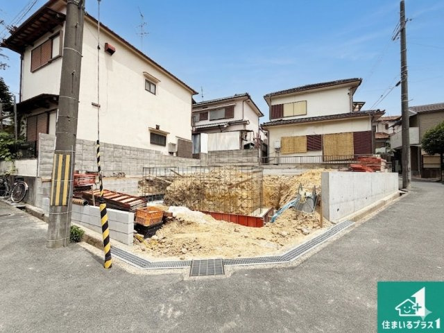 ■枚方市高田　第2期　新築一戸建ての外観|現在建築中！落ち着いた街並みで新生活を始めることが出来そう！周辺の物件も併せてご紹介させて頂きます！