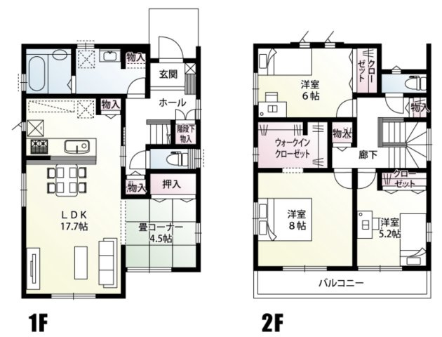 【間取り】 | 北本市中丸7丁目　新築戸建　全14棟　10号棟