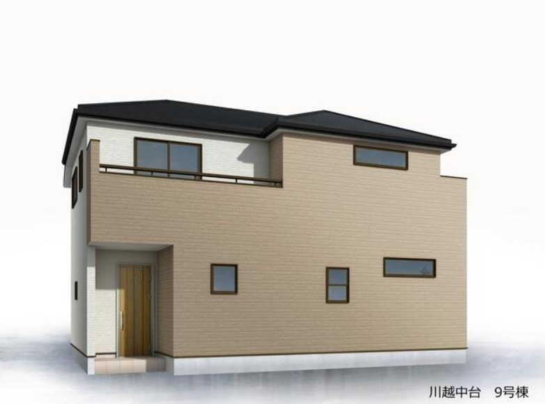 川越中台全13棟　新築戸建　リーブルガーデンの外観パース
