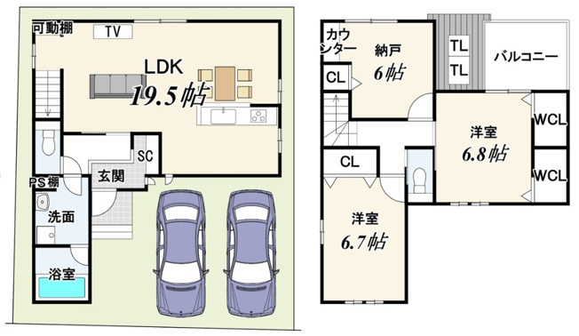 【間取り】 | S41268-養徳