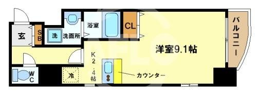 プレサンス中之島公園パークレジデンスの間取り|プレサンス中之島公園パークレジデンス　間取り
