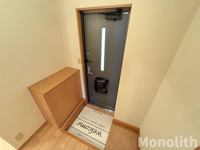 セジュール藤井A棟の玄関