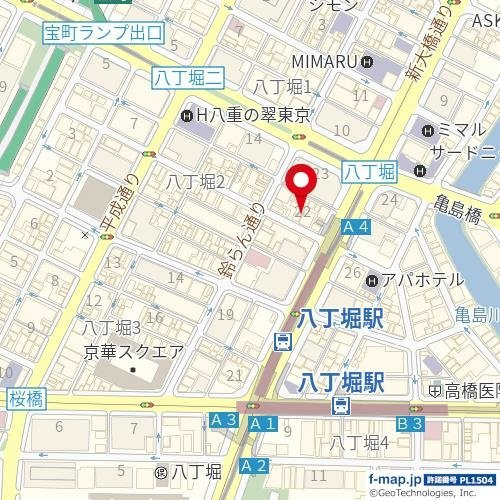 Ｔｈｅ　Ｒｅｓｉｄｅｎｃｅ　Ｎｉｈｏｎｂａｓｈｉの地図