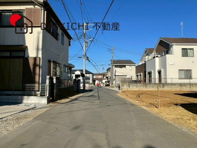 【前面道路含む現地写真】 | 北本市緑4丁目　新築戸建　全1棟　1号棟