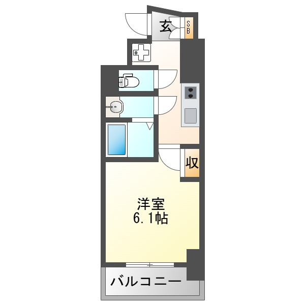 アークグラン大阪ＷＥＳＴの間取り