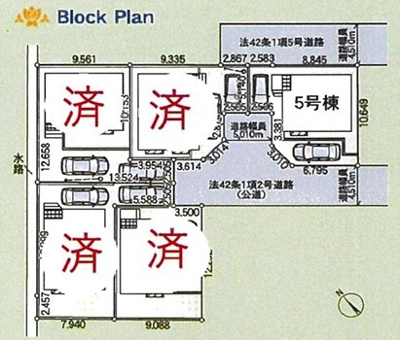 【区画図】 | 綾瀬市深谷南第24 新築戸建 全5棟