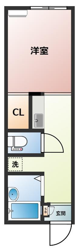 サクラハイム生田の間取り