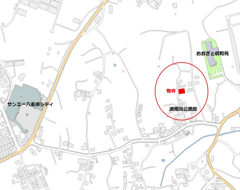 南城市大里字稲嶺売土地の土地図