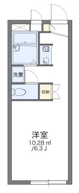 レオパレス猪名川の間取り