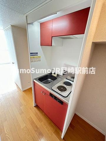 レオパレス猪名川のキッチン|キッチンです