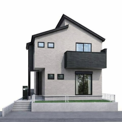 【外観パース】 | 伊勢原市上粕屋　限定１棟　新築住宅
