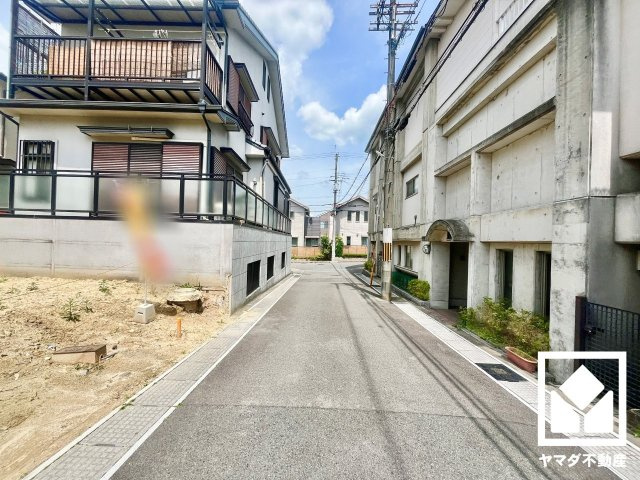 宇治市木幡平尾　1期の前面道路含む現地写真|4月25日　写真撮影