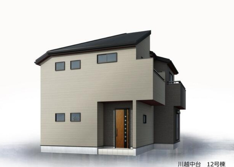 川越中台全13棟　新築戸建　リーブルガーデンの外観パース